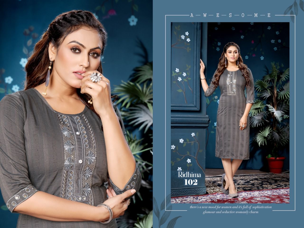 Beauty Ridhima Exclusive Wear Fancy Wholesale Kurti Collection